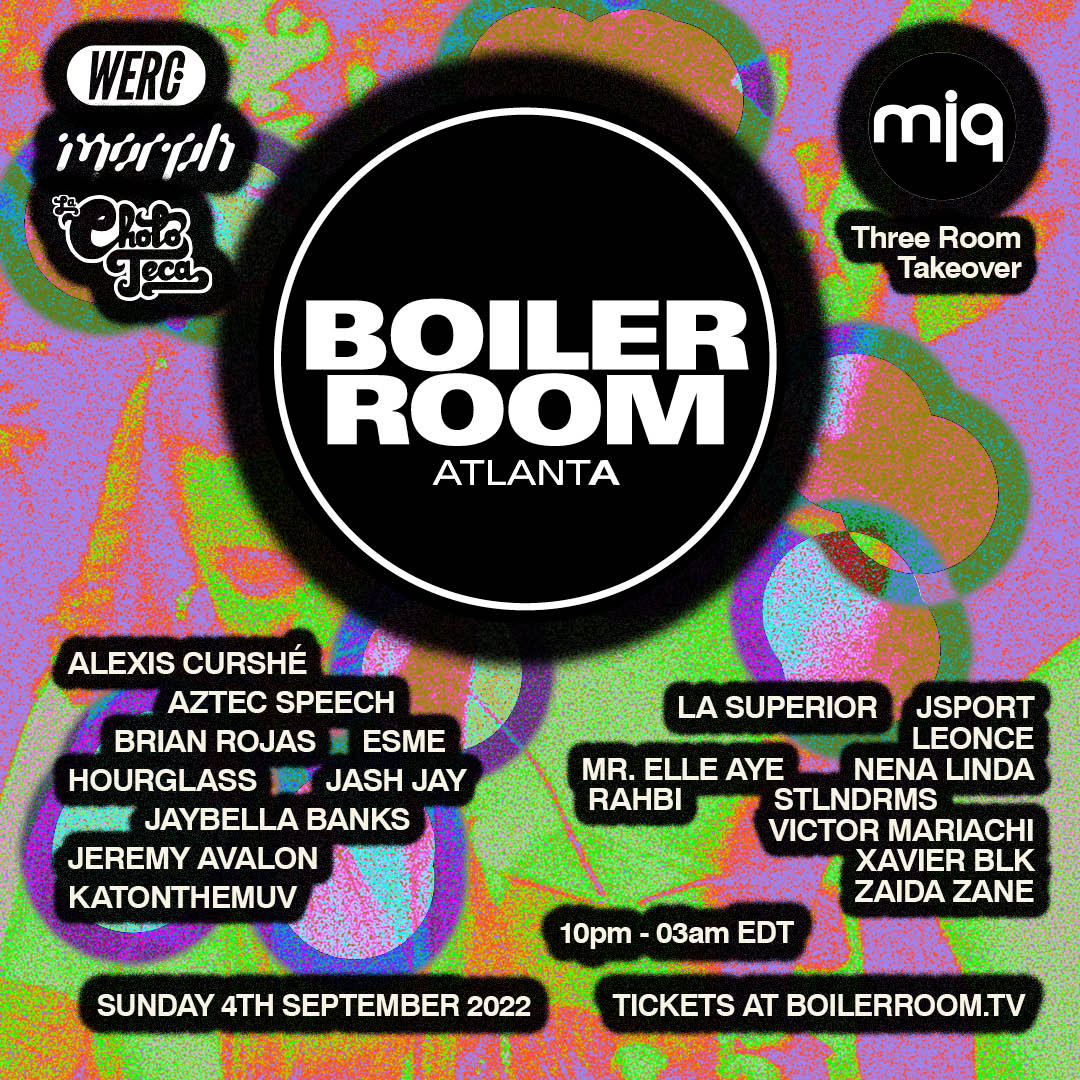 Boiler Room: Atlanta flyer