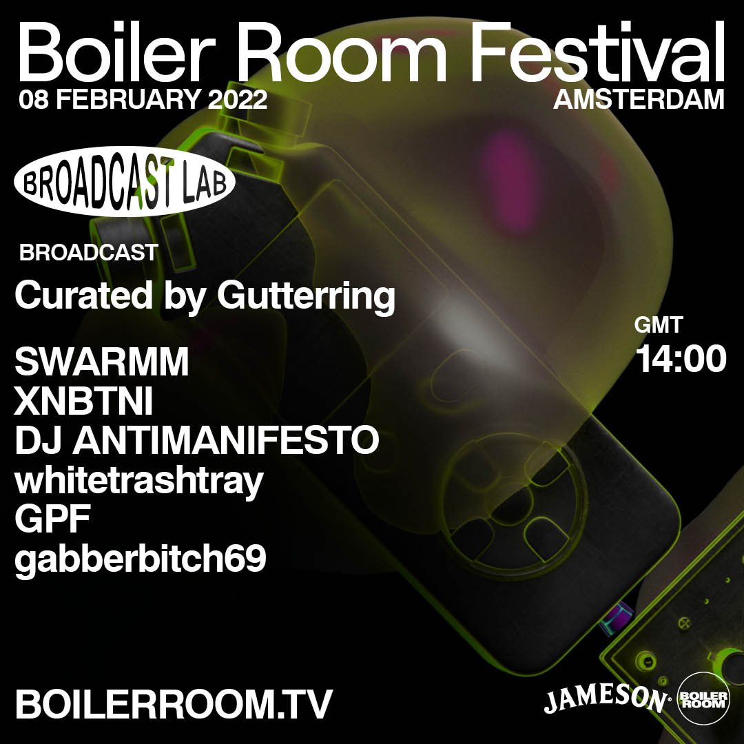 Boiler Room Festival Amsterdam: Broadcast Lab flyer