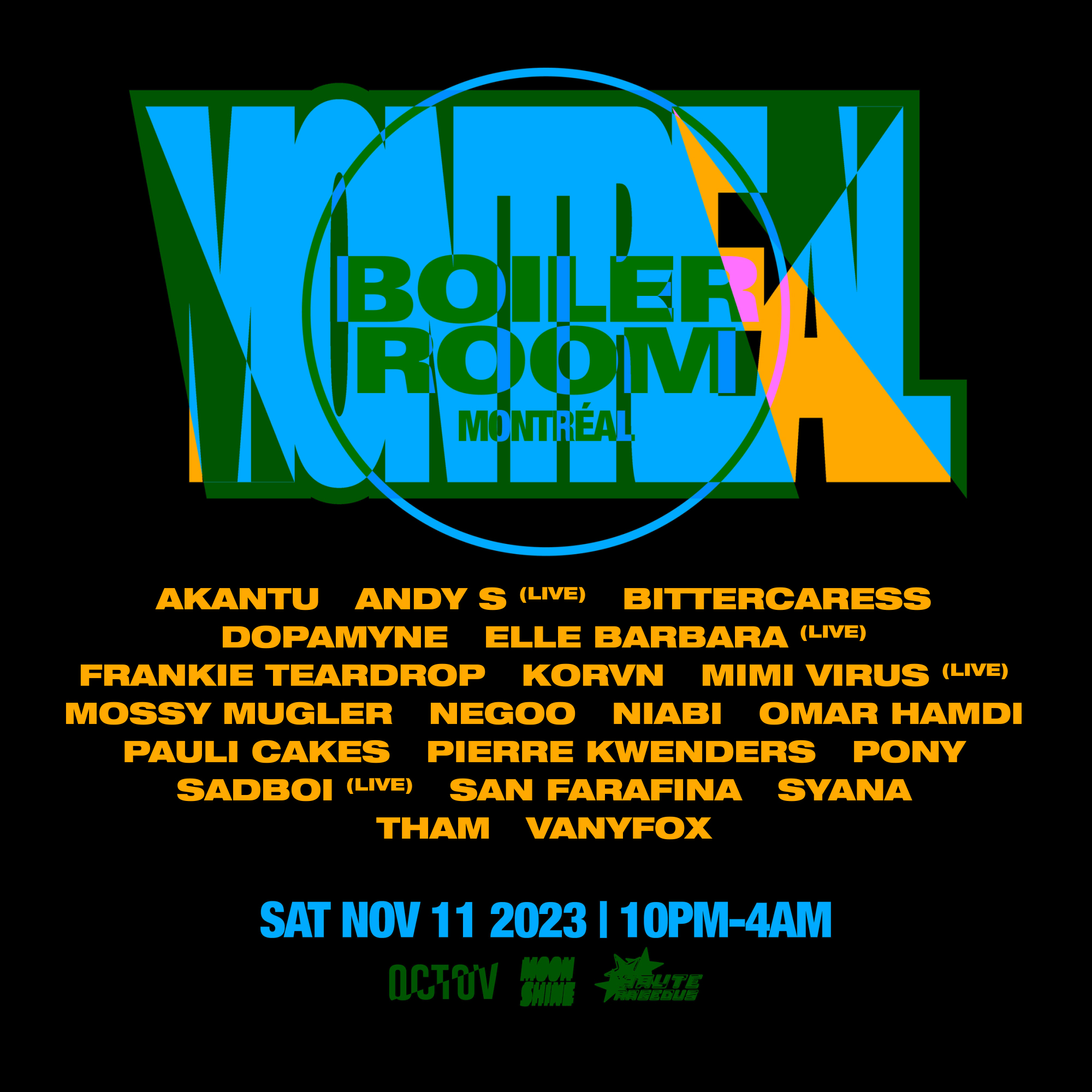 Montréal | Saturday flyer