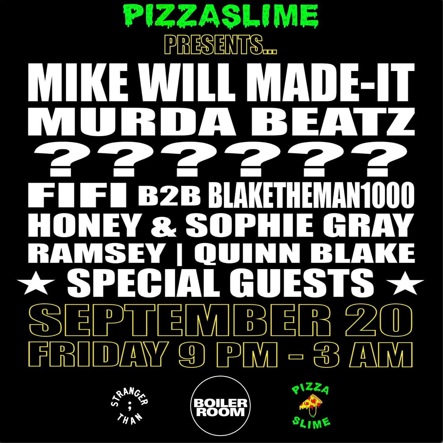 LA | Pizzaslime flyer