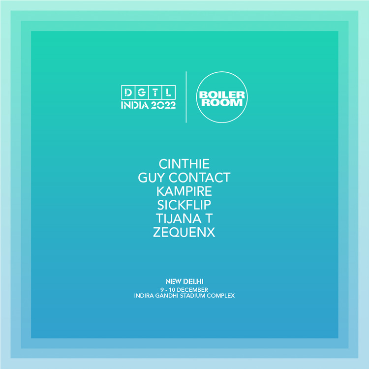 Flyer for event DGTL | New Delhi.