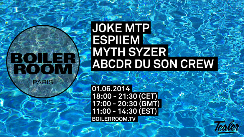 Flyer for event Paris: Joke MTP, Espiiem, Myth Syzer, Abcdr du Son.