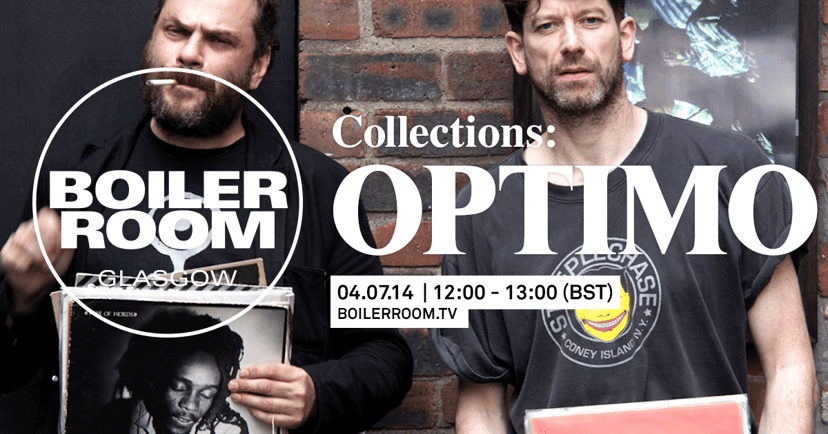 Flyer for event Collections: Optimo .