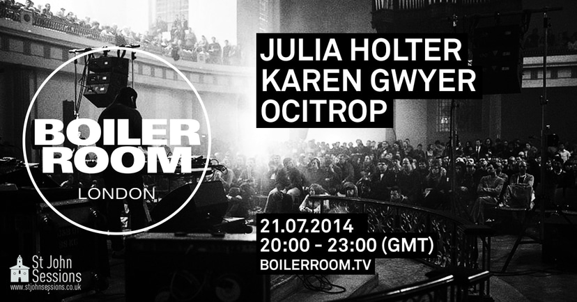 Flyer for event St Johns Sessions: Julia Holter.