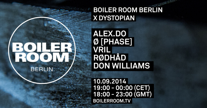 Flyer for event Berlin: Dystopian Records .