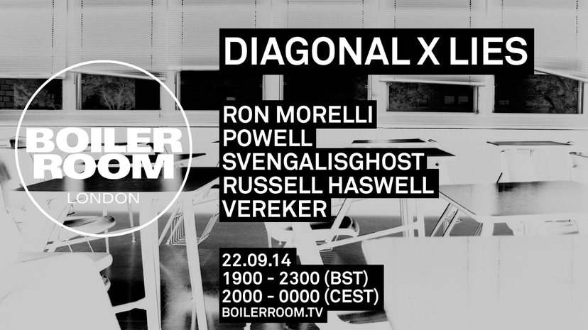 Flyer for event Diagonal x L.I.E.S..