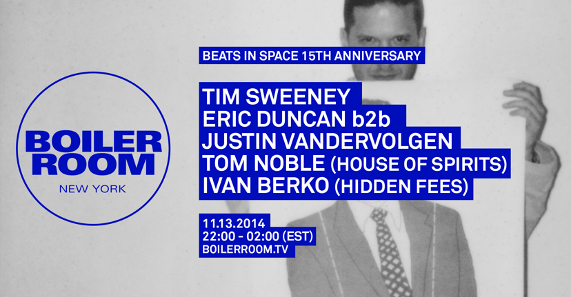 Flyer for event Beats in Space: 15th Anniversary.