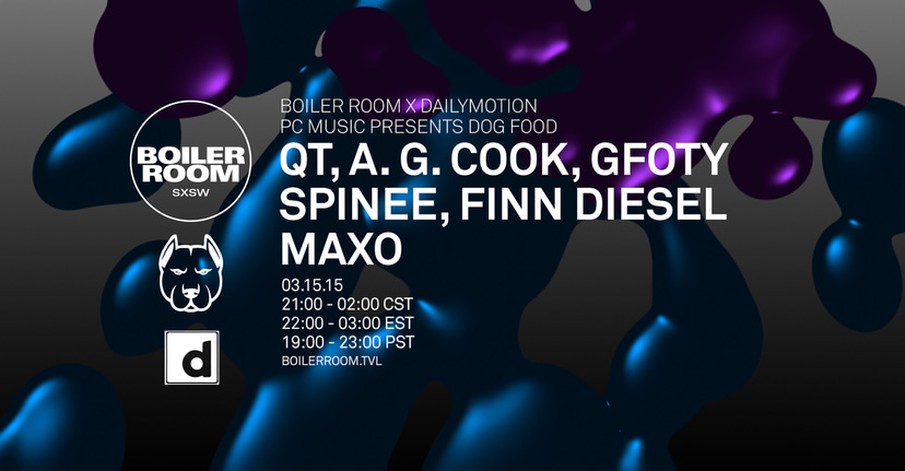 Flyer for event PC Music.