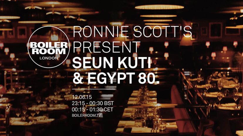 Flyer for event Ronnie Scott's Presents: Seun Kuti.
