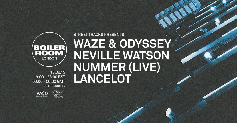 Flyer for event London: Street Tracks presents Waze & Odyssey.