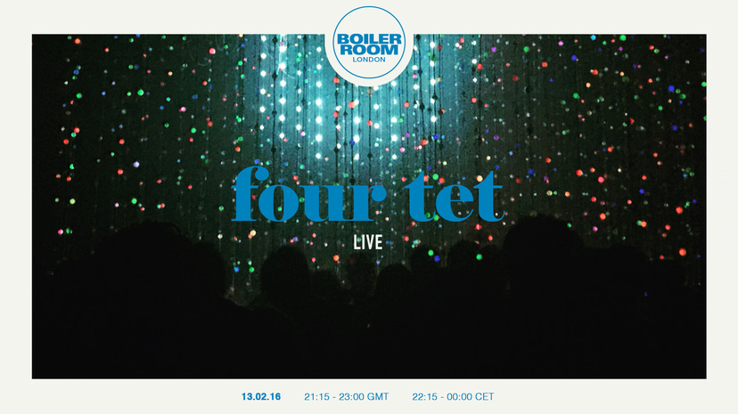 Flyer for event Four Tet LIVE.