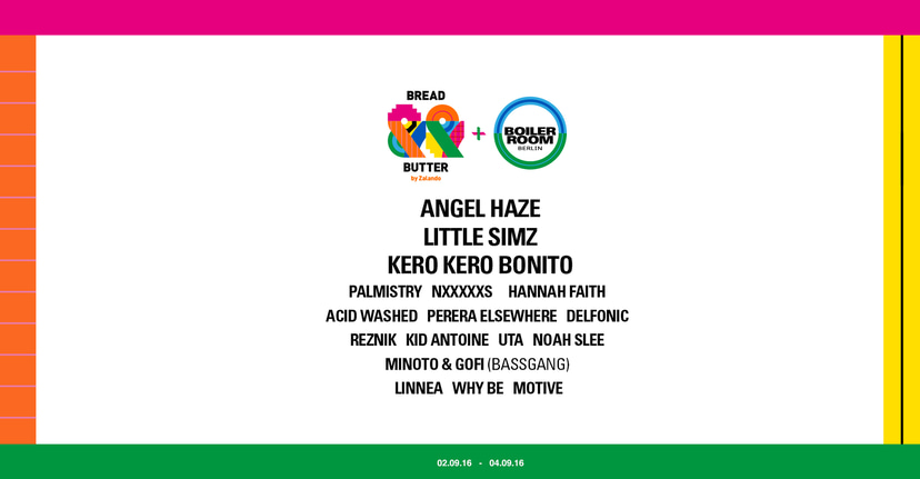 Flyer for event Bread & Butter.