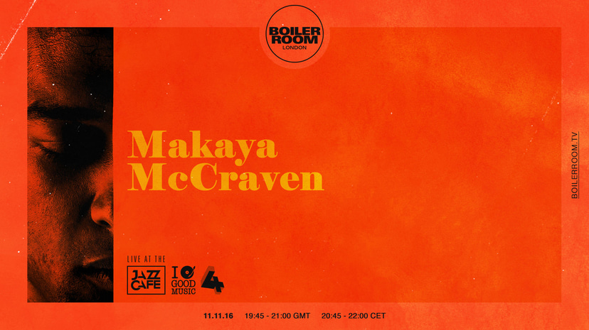 Flyer for event Makaya McCraven: Live From The Jazz Cafe.