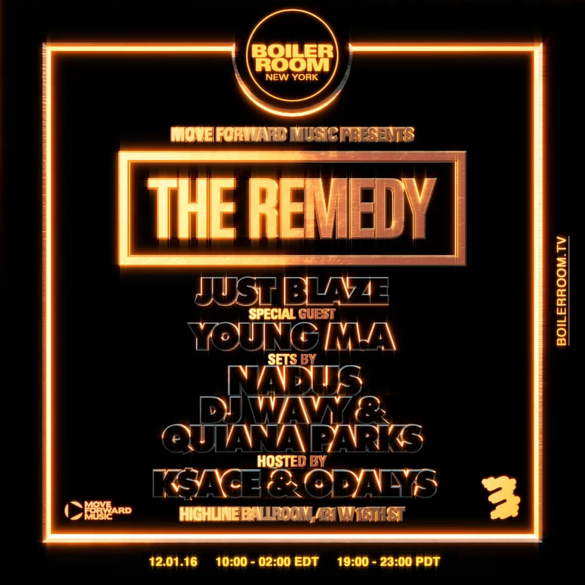 Flyer for event The Remedy.