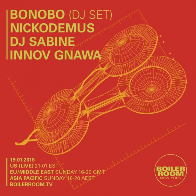 Flyer for event Bonobo (DJ Set).
