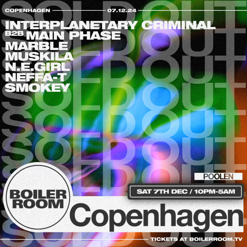 Flyer for event Copenhagen | Saturday.