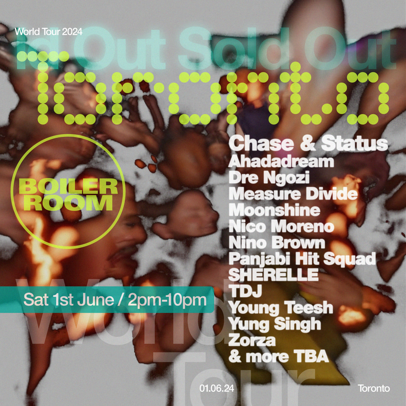 Flyer for event Toronto.