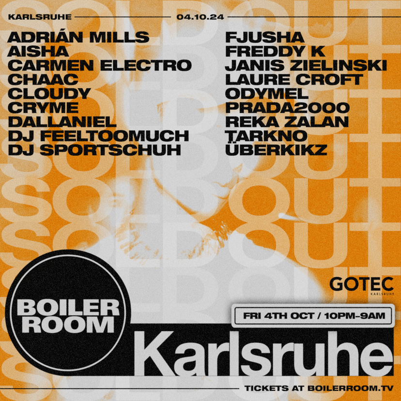Flyer for event Karlsruhe | Friday.