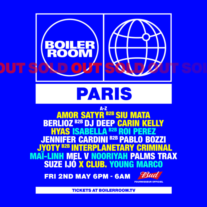 Flyer for event Paris | Friday.