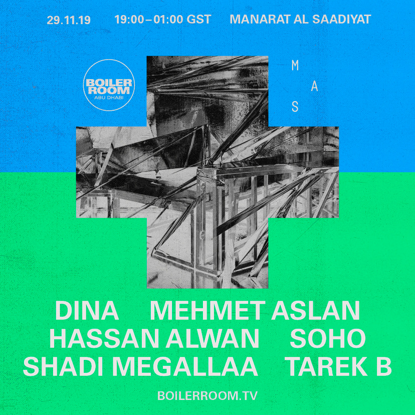 Flyer for event Boiler Room Abu Dhabi: MAS.