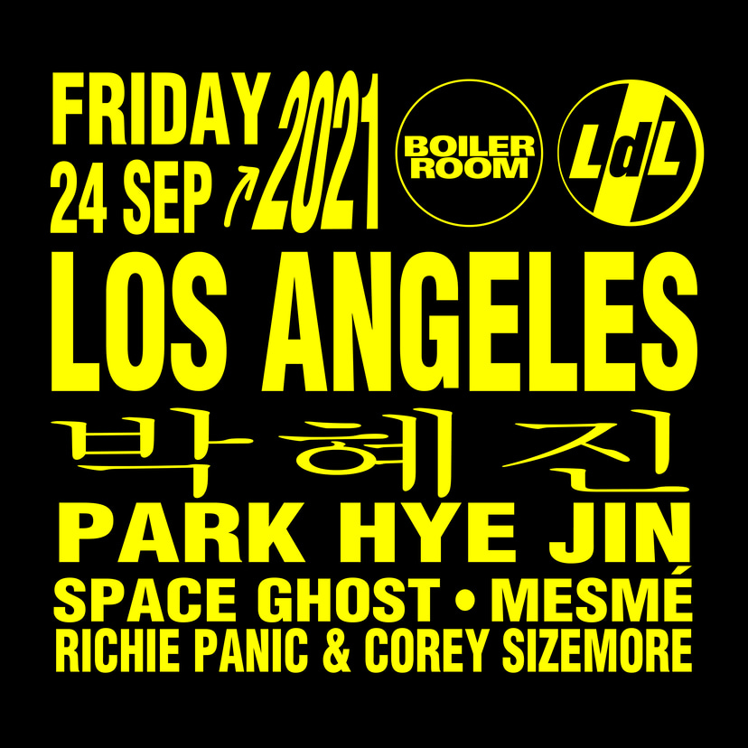 Flyer for event Boiler Room: Los Angeles.