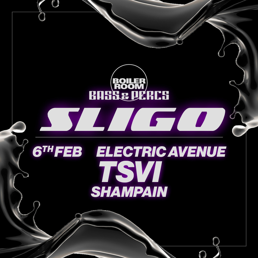 Flyer for event Bass & Percs Tour: Sligo.