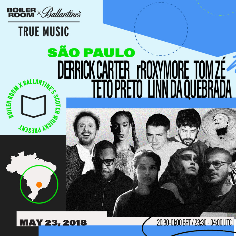 Flyer for event True Music: Hybrid Sounds São Paulo.