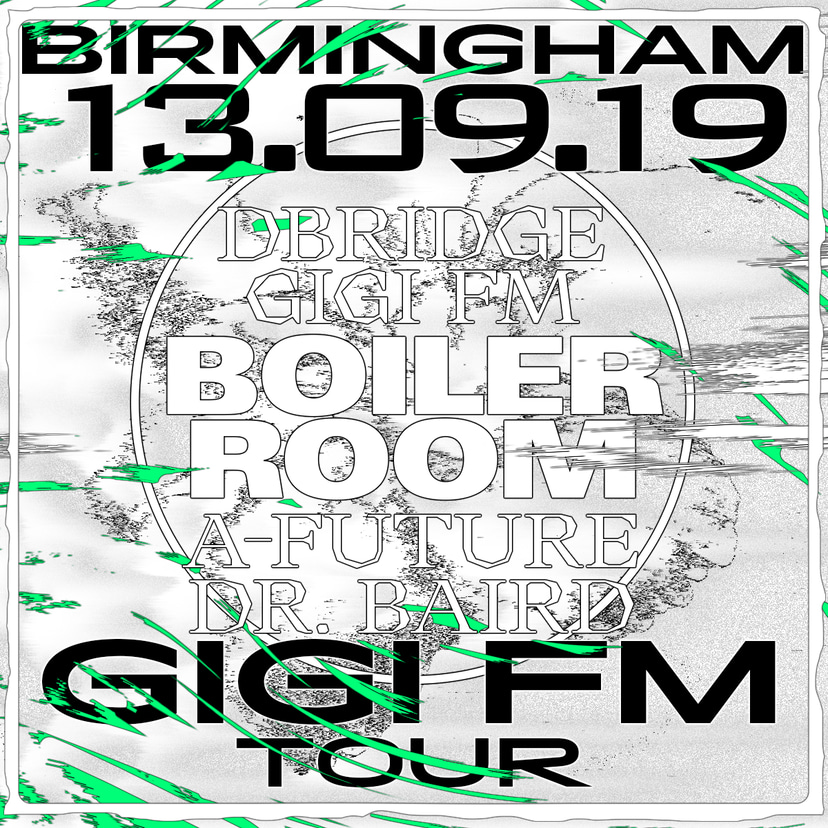Flyer for event Gigi FM Tour: Birmingham.