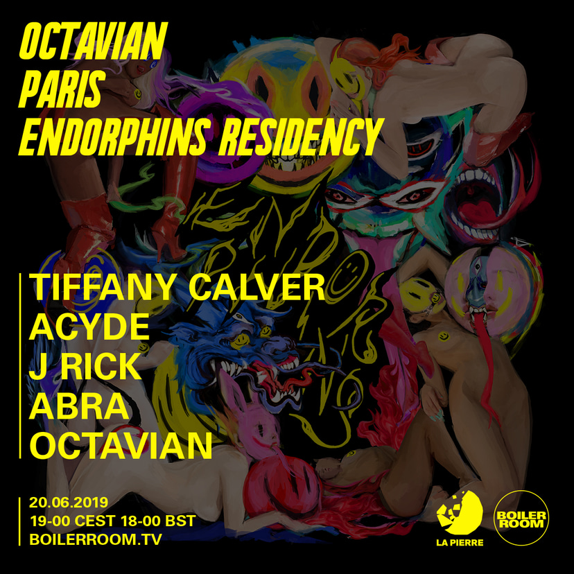 Flyer for event Boiler Room Paris: Octavian.