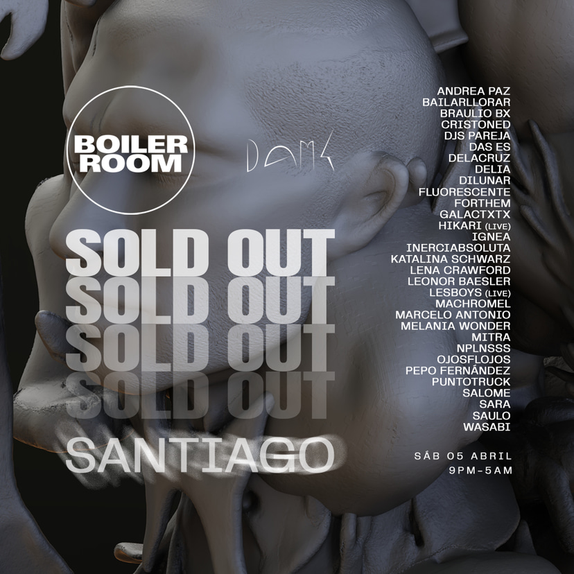 Flyer for event Santiago.