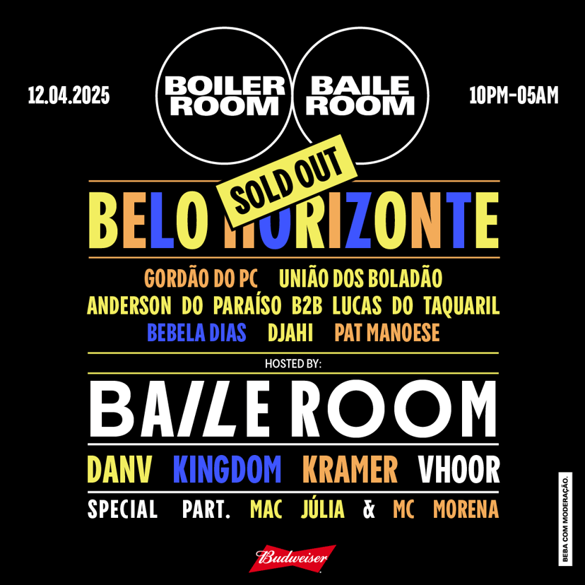 Flyer for event Belo Horizonte.