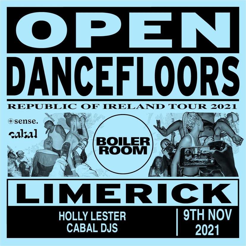 Flyer for event Open Dancefloors Ireland: Limerick.