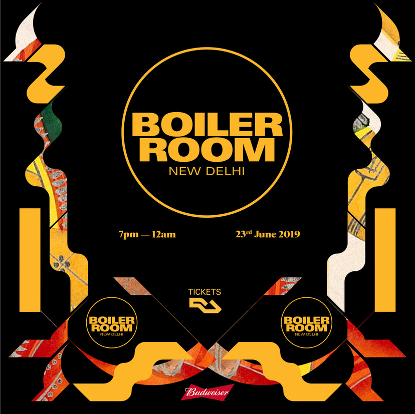 Flyer for event Boiler Room: New Delhi.