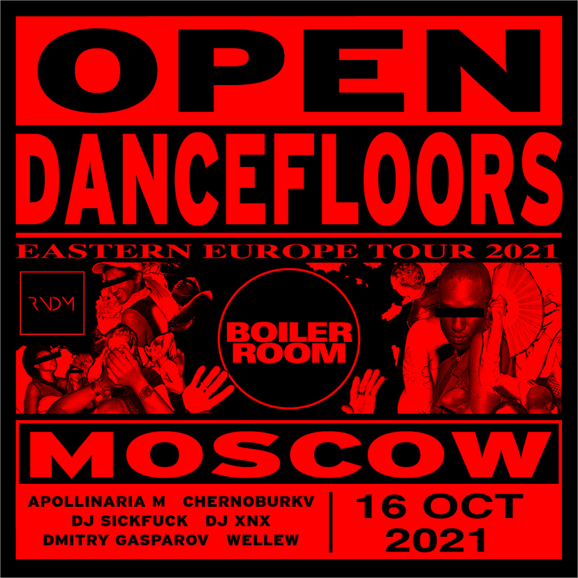 Flyer for event Open Dancefloors: Eastern Europe | Moscow.