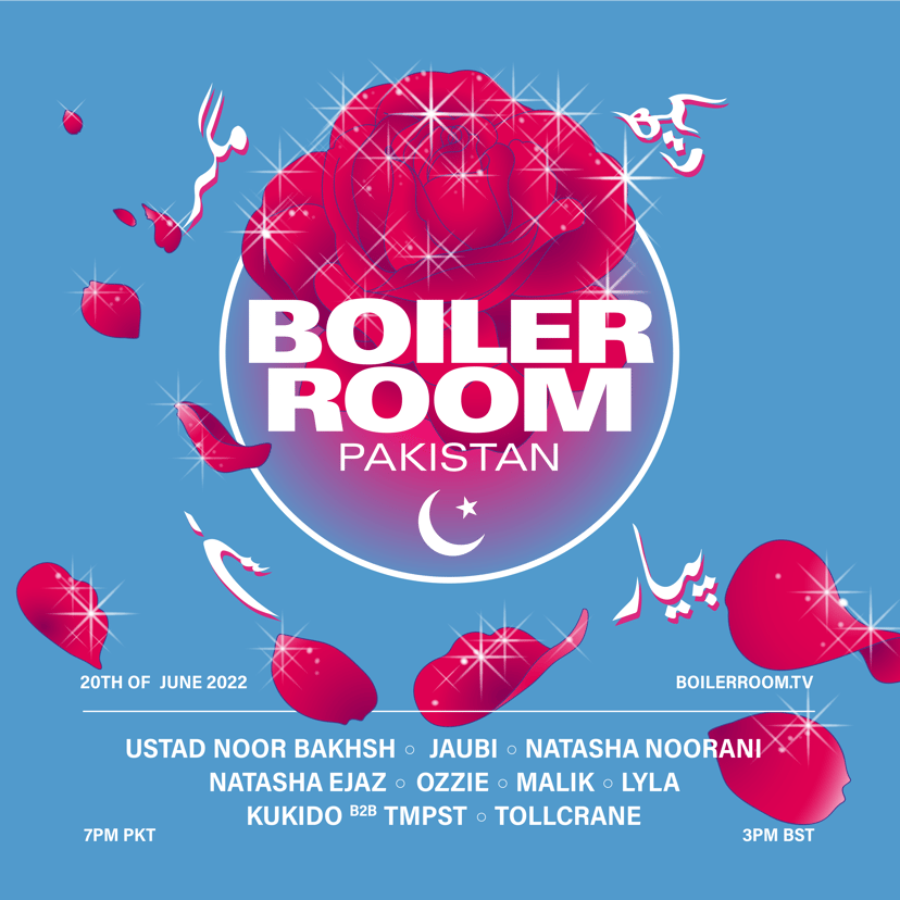 Flyer for event Boiler Room: Pakistan.