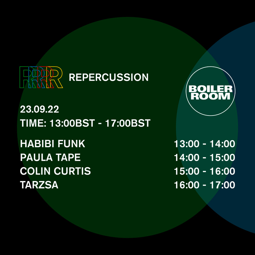 Flyer for event Repercussion.