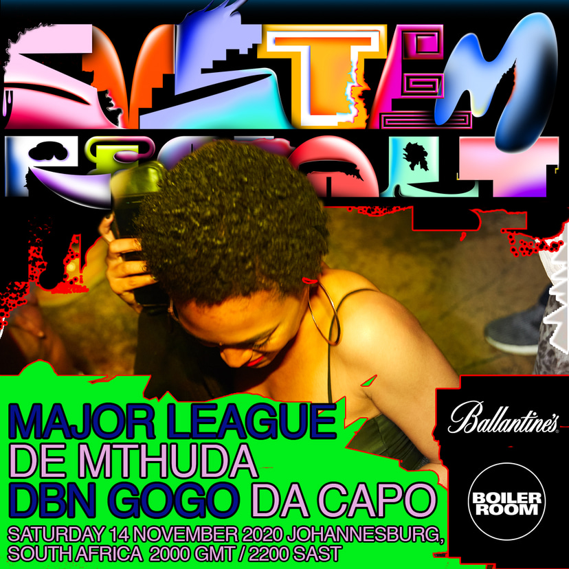 Flyer for event System Restart: Johannesburg.