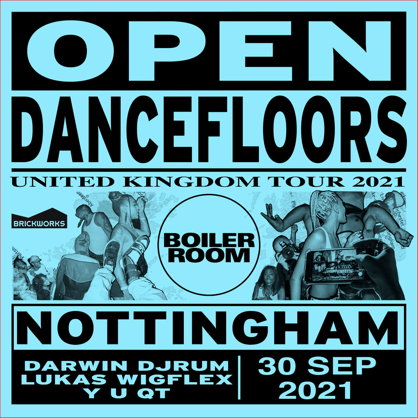 Flyer for event Open Dancefloors | Nottingham.