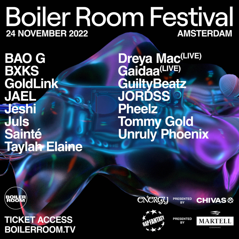 Flyer for event Boiler Room Festival Amsterdam | Day 1.