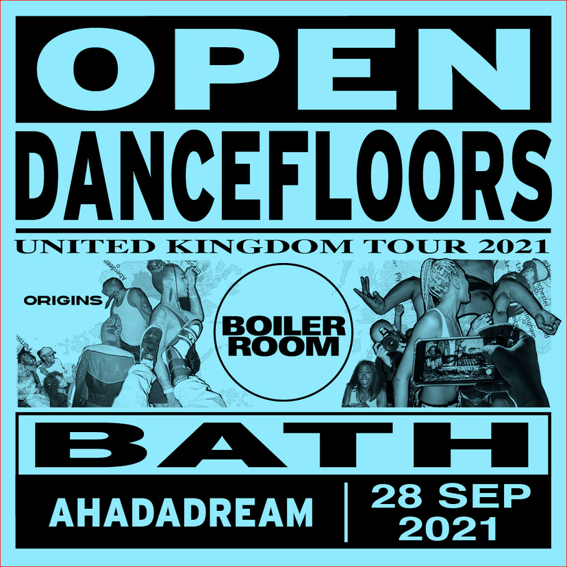 Flyer for event Open Dancefloors | Bath.