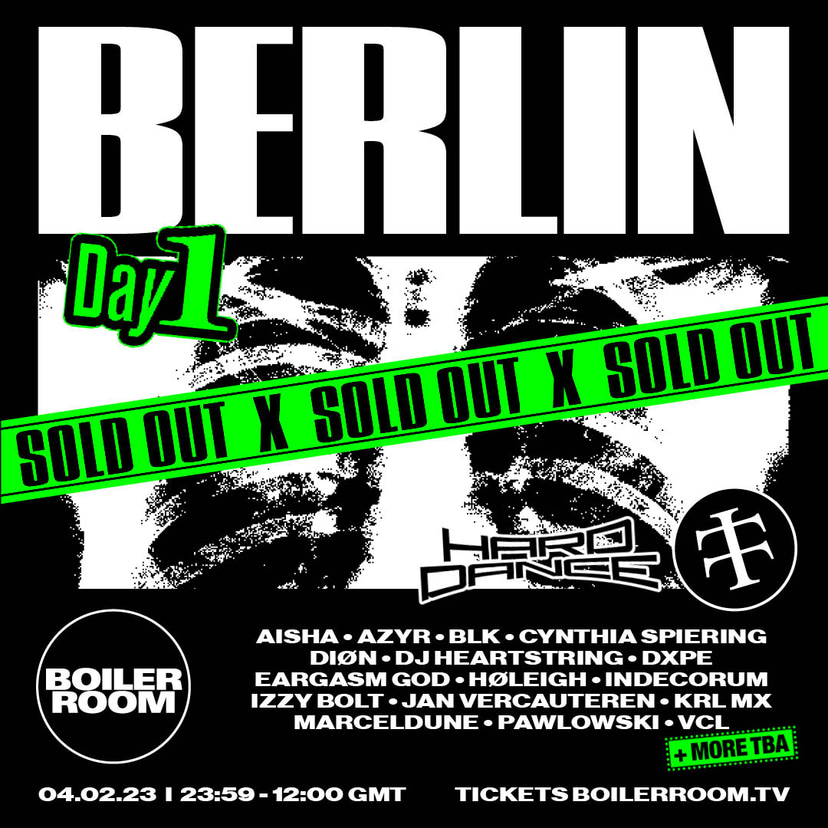 Flyer for event Boiler Room Berlin: Teletech.