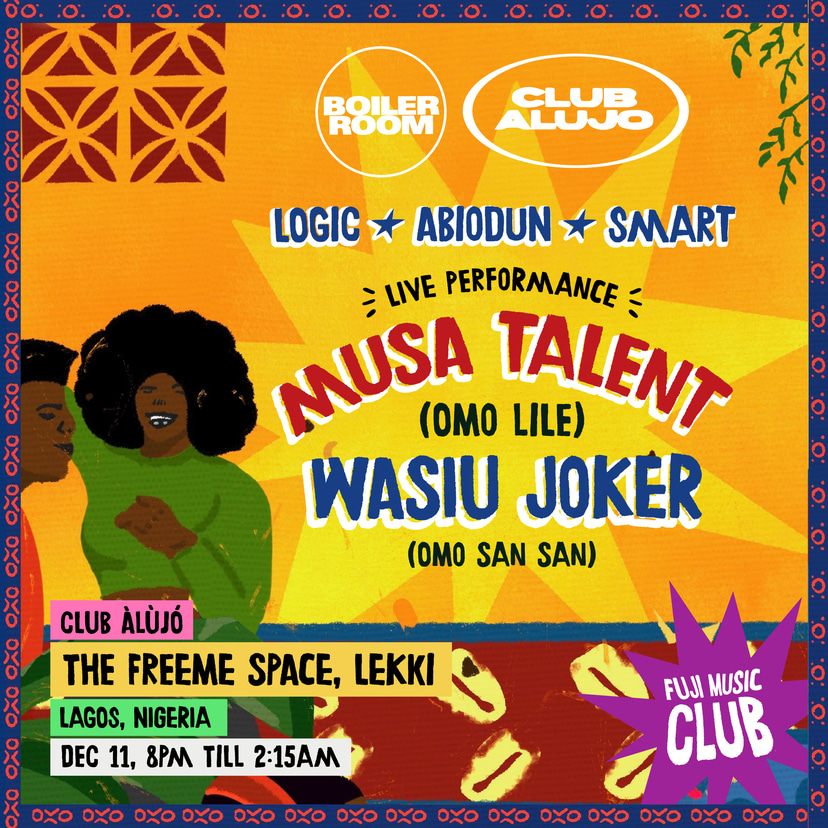 Flyer for event Lagos: Club Alujo.