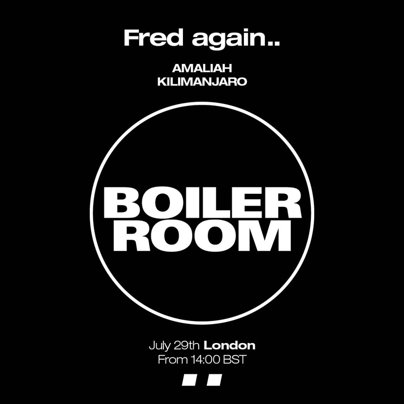 Flyer for event Fred again...