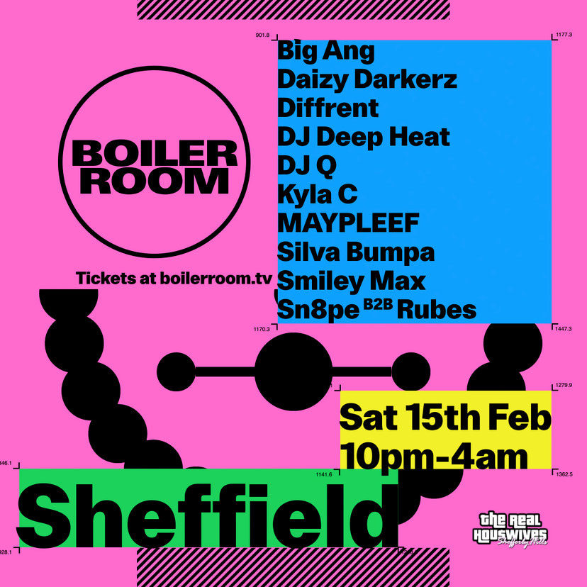 Flyer for event Sheffield | Saturday.