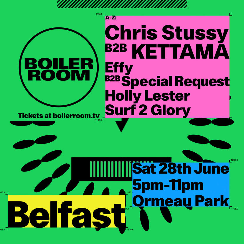 Flyer for event Belfast.
