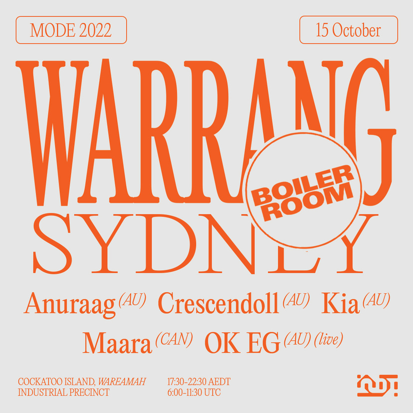 Flyer for event Mode.