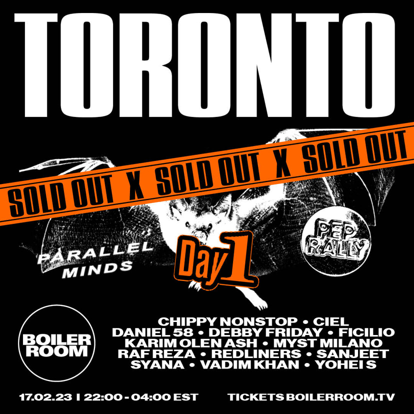 Flyer for event Boiler Room: Toronto | Day 1.