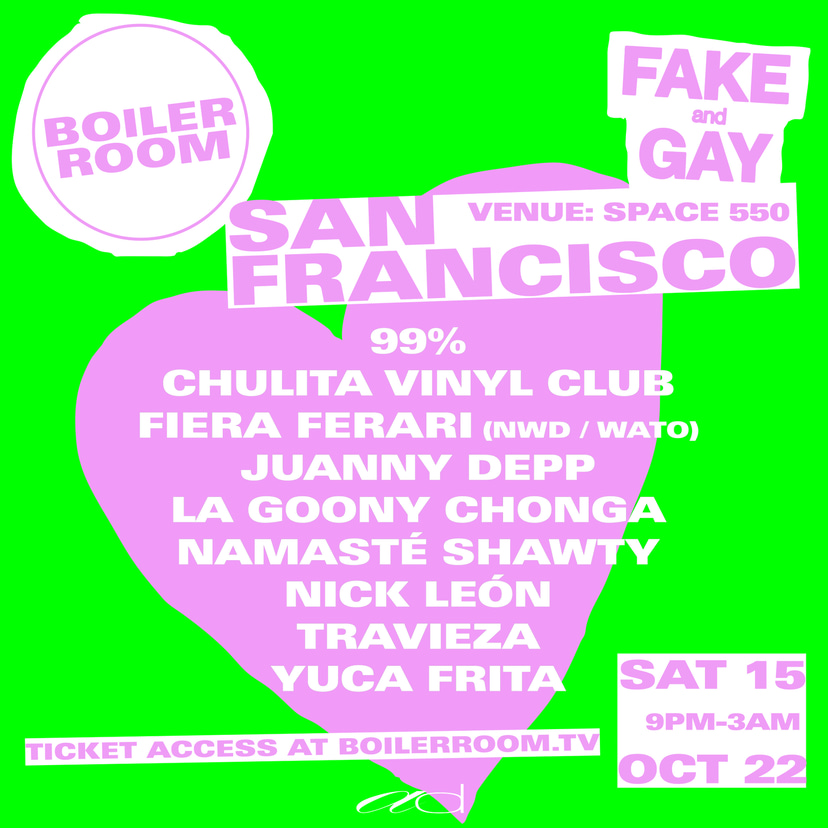Flyer for event Boiler Room: San Francisco | Week 3.
