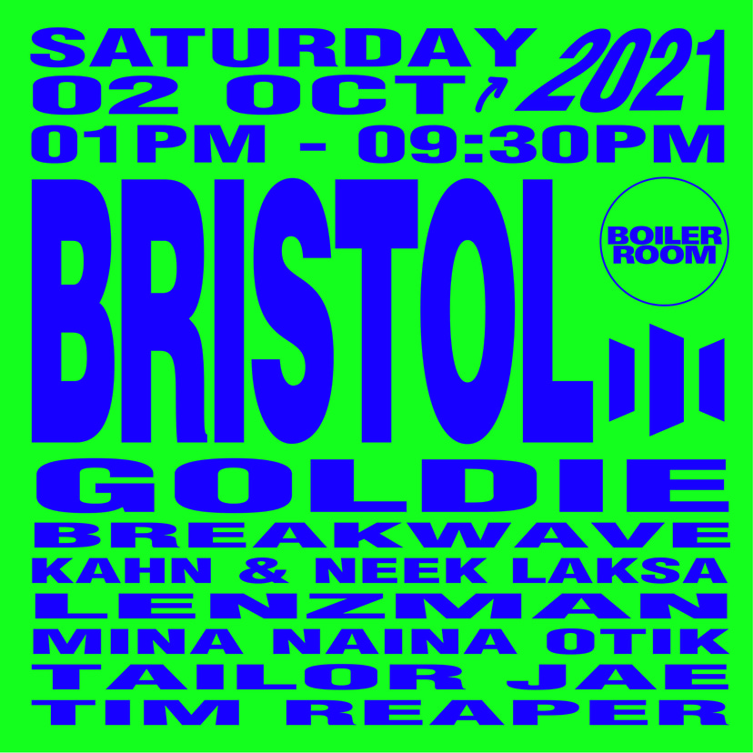 Flyer for event Boiler Room: Bristol.
