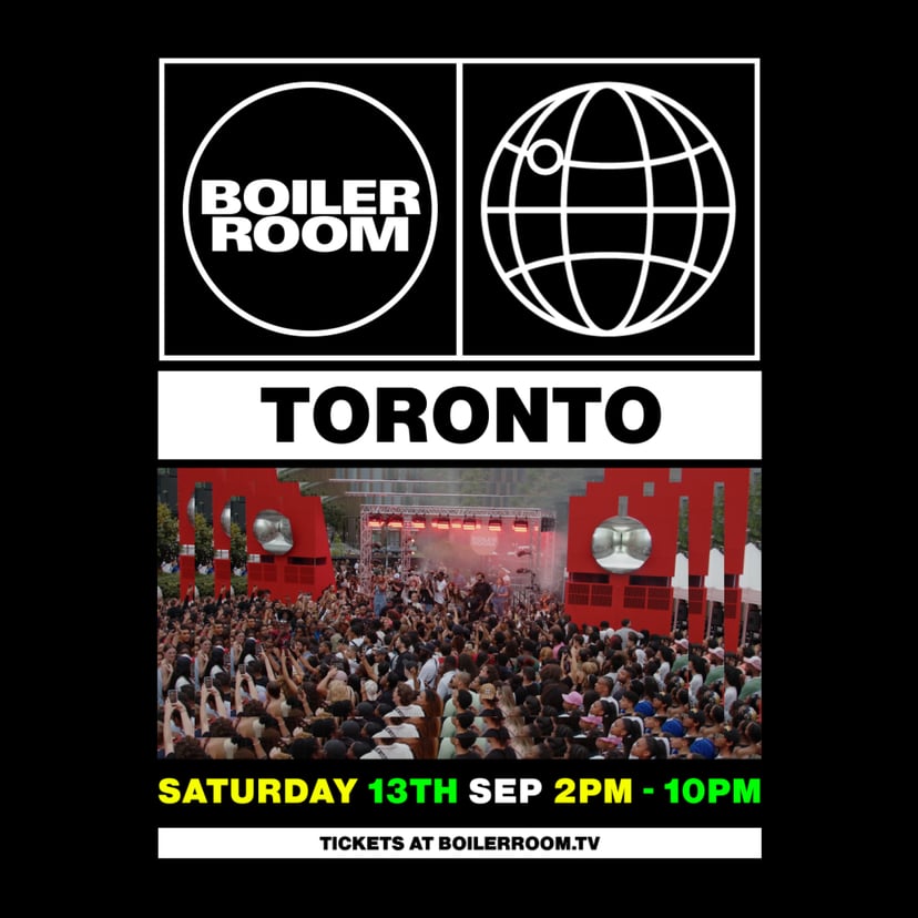 Flyer for event Toronto.
